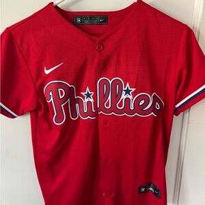 Nike Kids Red Phillies Jersey